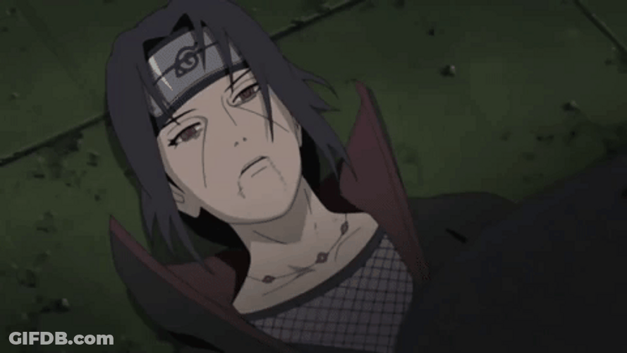 Itachi Vs Sasuke Crow Flock GIF