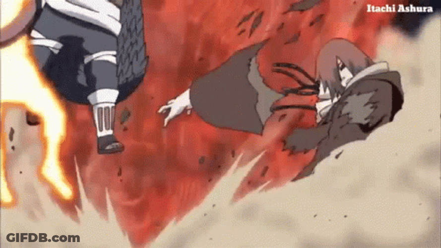 Itachi Vs Sasuke Susanoo Unleashed GIF