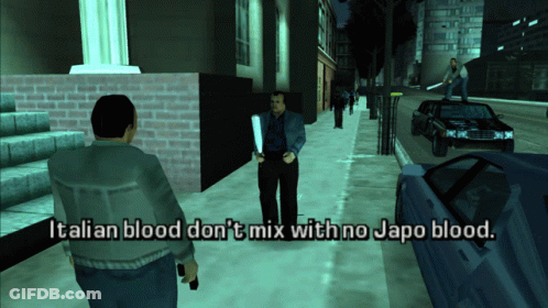 Italian Blood Don't Mix With No Japo Blood GIF