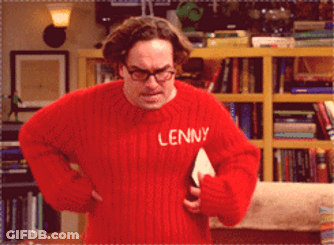 Itchy Leonard Hofstadter GIF
