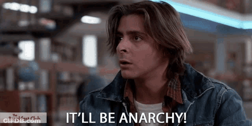 Itll Be Anarchy Riot GIF