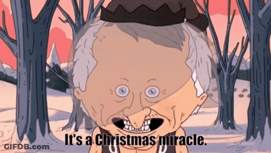 Its A Christmas Miracle Mr Boss Animated GIF