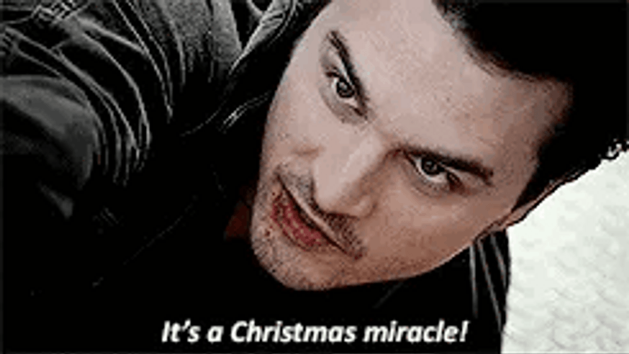 Its A Christmas Miracle The Vampire Diaries Enzo GIF