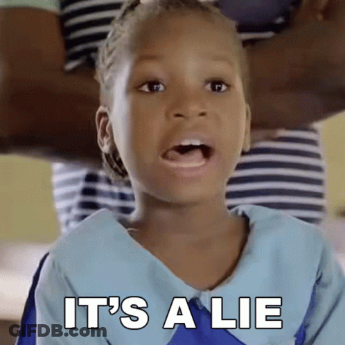 Its A Lie Success GIF