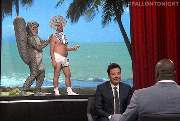 Its A Man Baby In Jimmy Fallon Show GIF