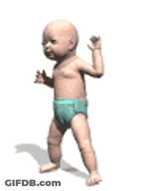 Its A Man Baby Kick Boxing GIF