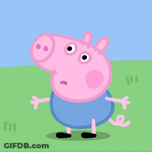 Its A Man Baby Peppa Pig GIF