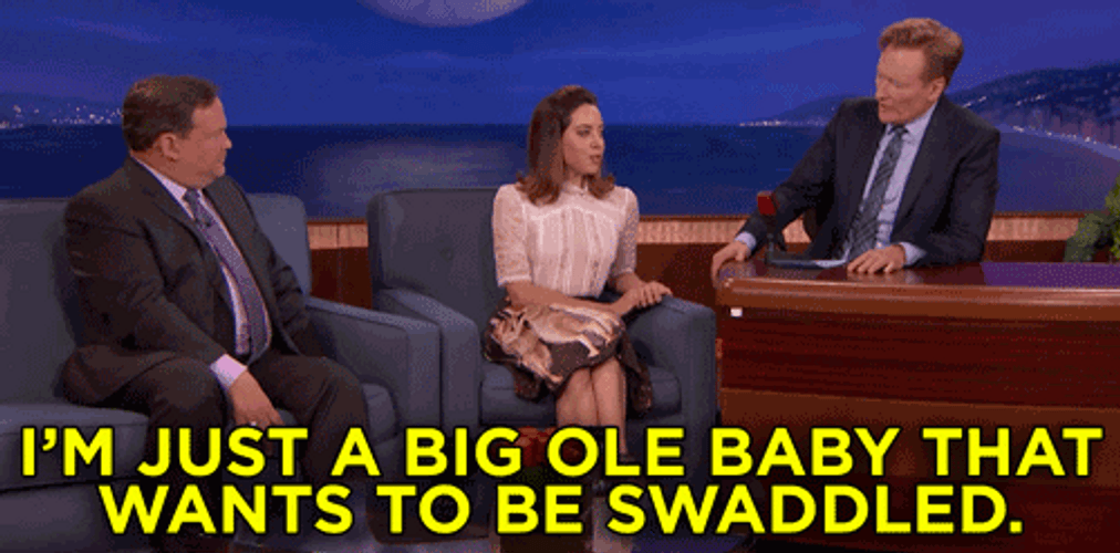 Its A Man Baby Wants To Be Swaddled GIF