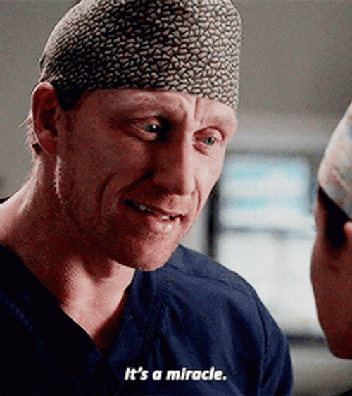 Its A Miracle Greys Anatomy Owen Hunt GIF