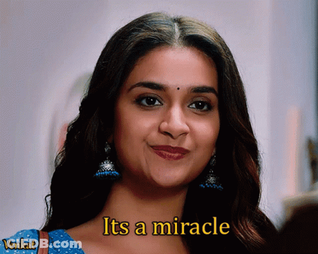 Its A Miracle Rang De Keerthy Suresh GIF