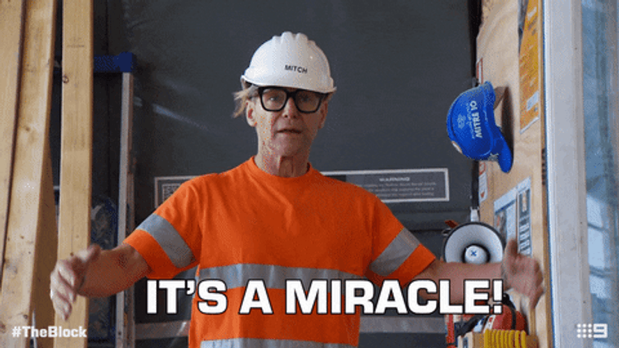 Its A Miracle The Block Mitch Edwards GIF