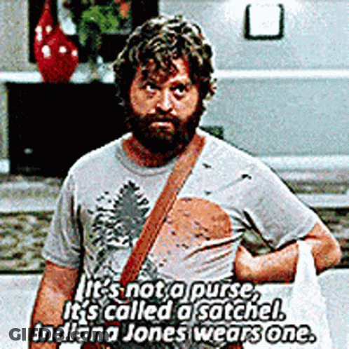 Its A Satchel Indiana Jones Wears One GIF