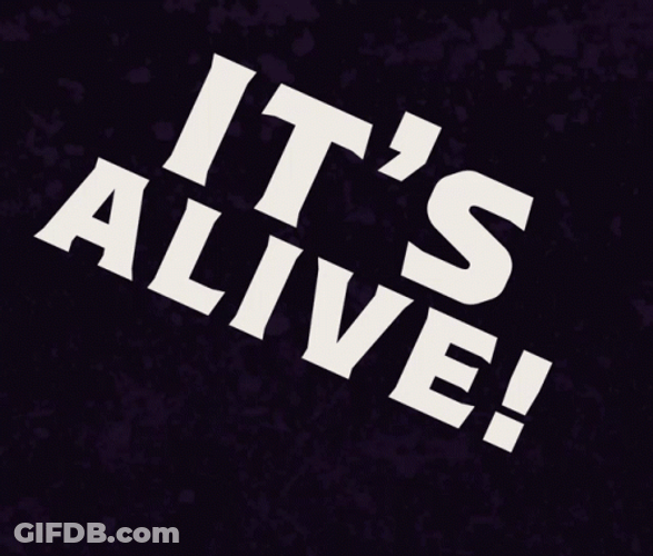 Its Alive Flashing Digital Art GIF