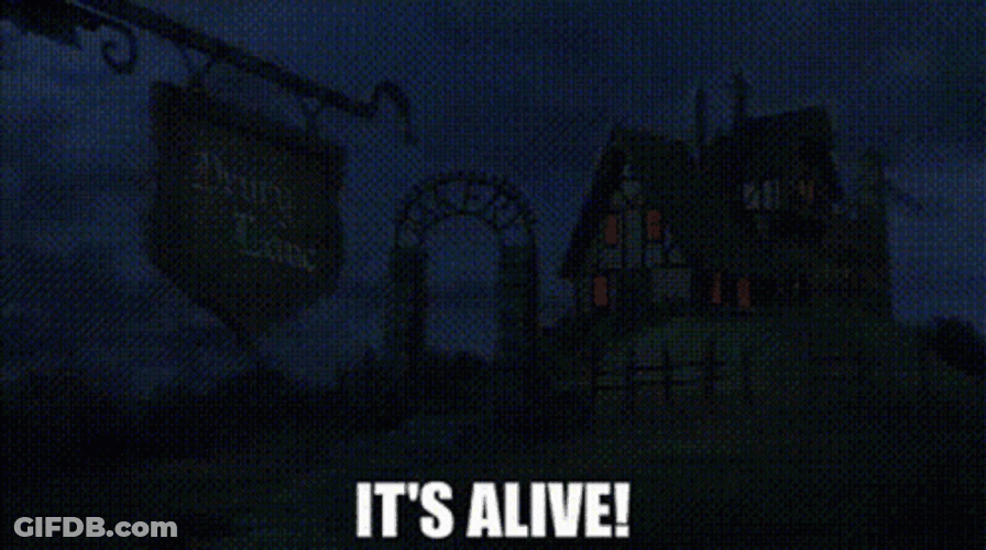 Its Alive Horror House Dark Night GIF