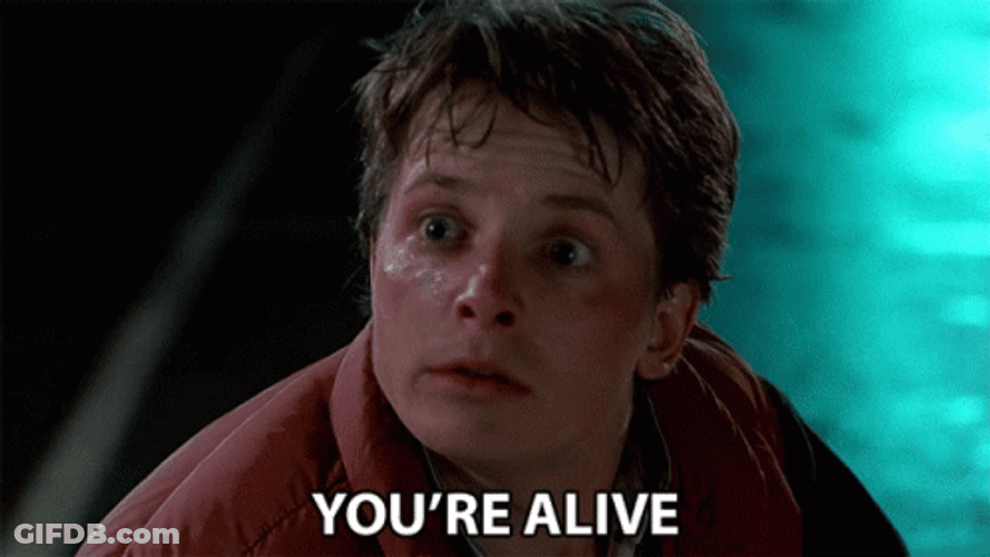 Its Alive Michael Fox Back To The Future GIF