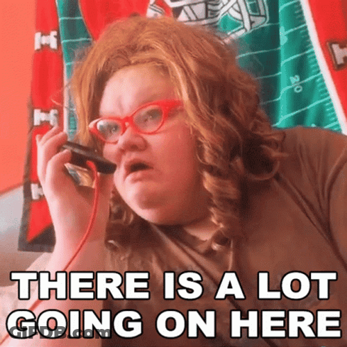 Its All Happening A Lot Going On GIF