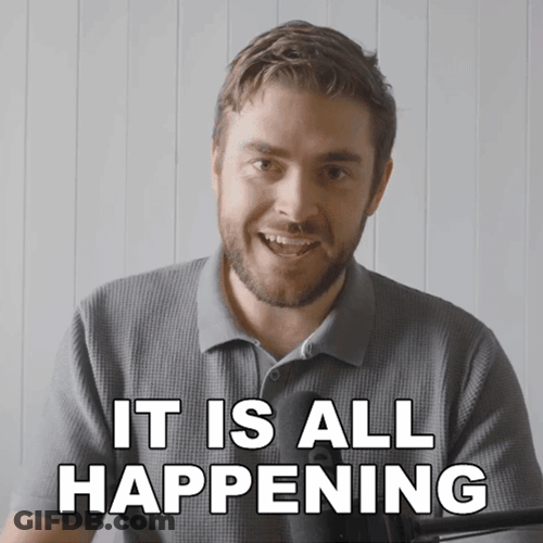 Its All Happening Bearded Guy Explains GIF