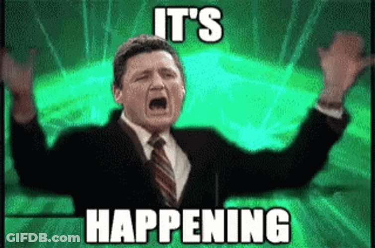 Its All Happening Man Screams GIF