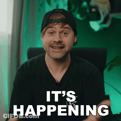 Its All Happening Man With Cap GIF