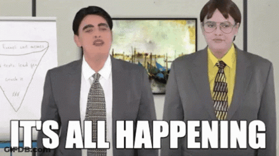 Its All Happening Men In Suit GIF