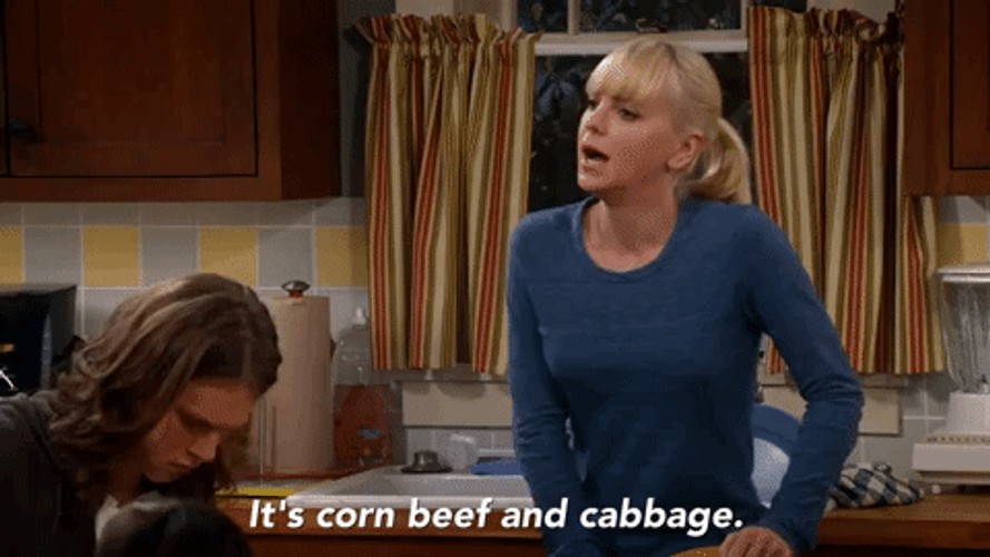 Its Corn Beef Ana Farris Frustrated Reaction GIF