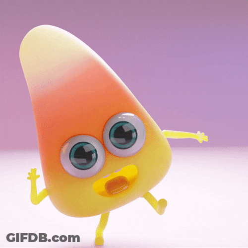 Its Cute Candy Corn Dancing GIF