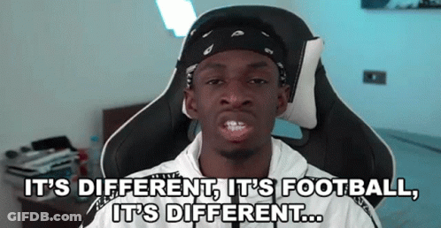 Its Different Its Football GIF