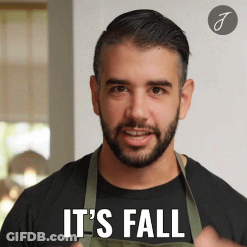 Its Fall Its Sweater Weather Poster GIF