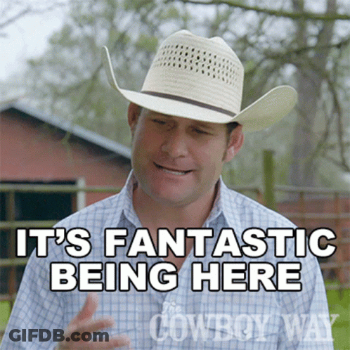 Its Fantastic Being Here Booger Brown GIF