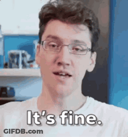 Its Fine Hand Gesture GIF