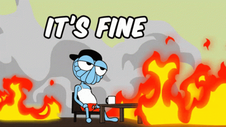 Its Fine Meme GIF