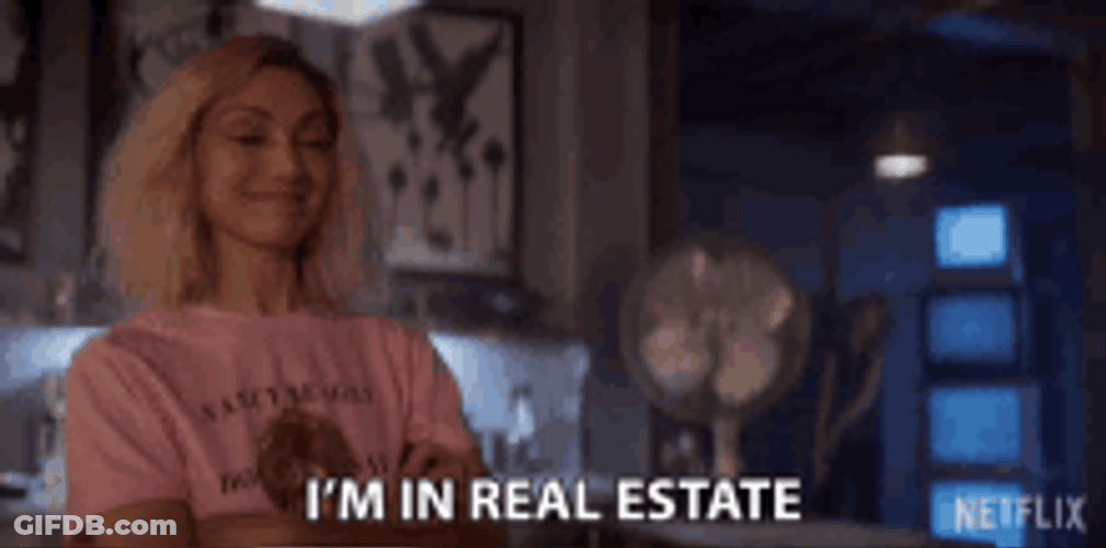 Its Free Real Estate Broker Proud Selling Blonde GIF