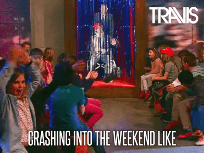 Its Friday Meme Crashing Into The Weekend Like GIF