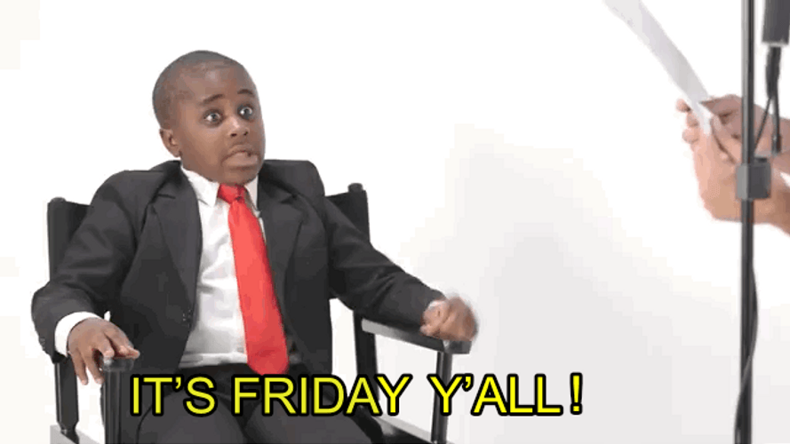 Its Friday Yall Excited Boy GIF