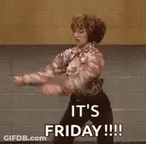 Its Funny Happy Friday Dance GIF