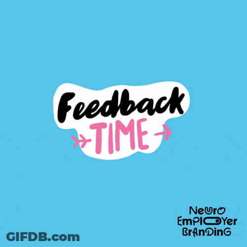 Its Giving Feedback Time GIF