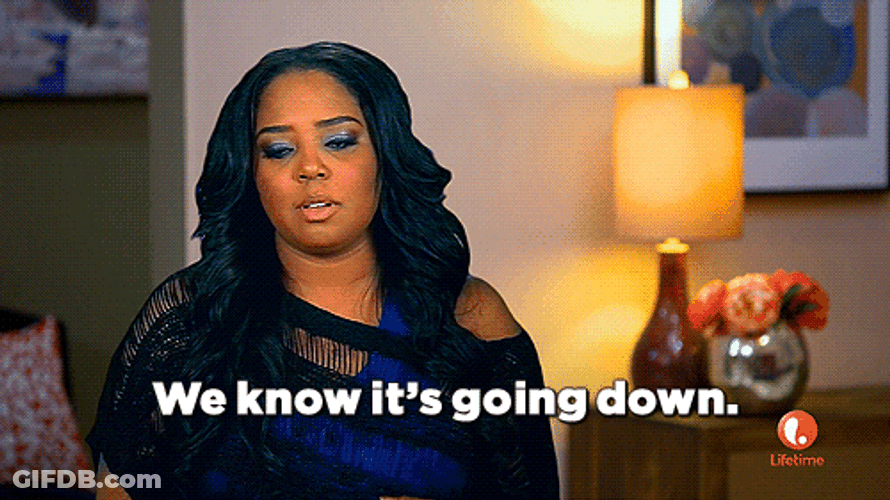 Its Going Down Cheeky Black Lady GIF