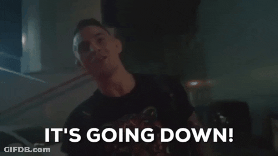 Its Going Down Soaking Cocky Man GIF