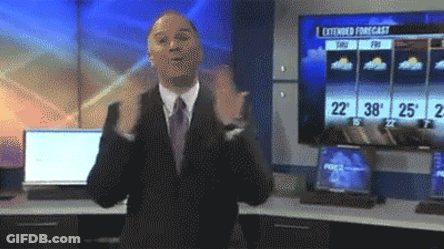 Its Gonna Rain And Guy Went Crazy GIF