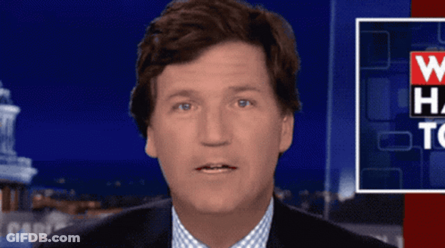 Its Hilarious Treat Yourself Tucker Carlson GIF