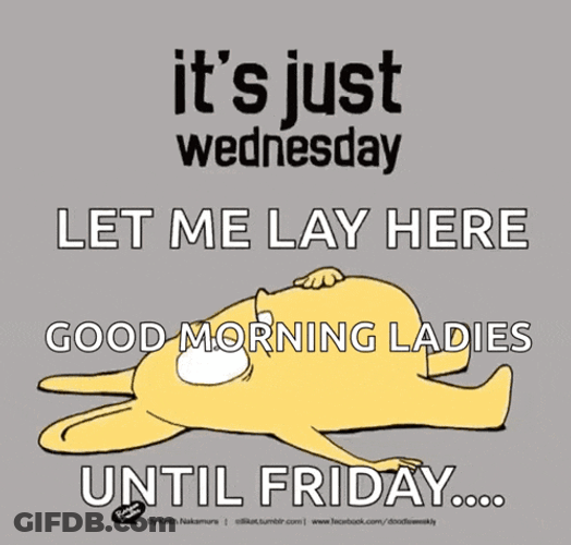 Its Just Wednesday Its Only Wednesday GIF