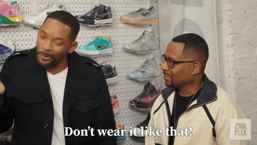 Its Like That Will Smith Wearing Shoes GIF