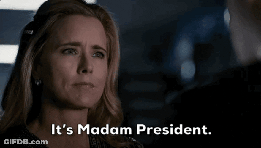 Its Madam President Elizabeth McCord GIF