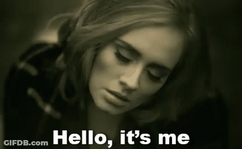 Its Me Adele Hello From The Other Side GIF