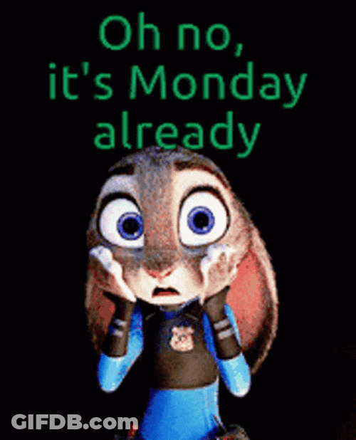 Its Monday Oh No GIF