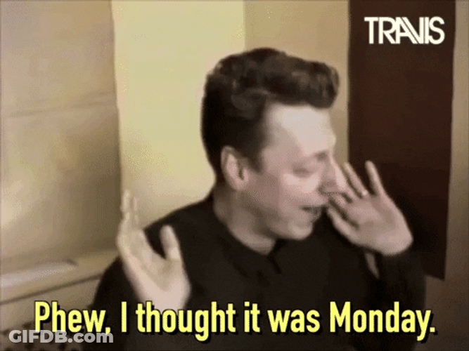 Its Monday Realization GIF
