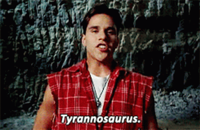 Its Morphin Time Tyannosaurus Rocky De Santos GIF