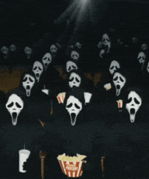 Its Movie Time Scream GIF