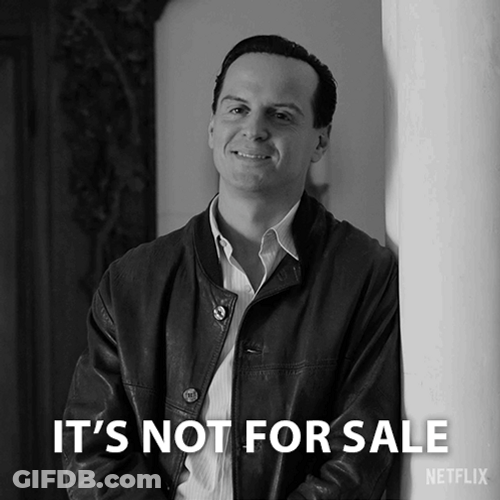 Its Not For Sale Tom Ripley GIF