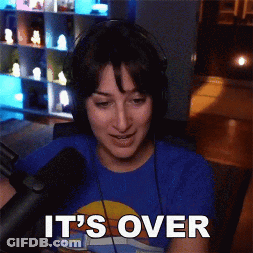 Its Over Allison Rose Speed GIF